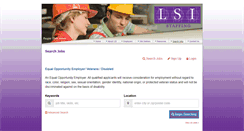 Desktop Screenshot of lsistaffingjobs.haleymarketing.com